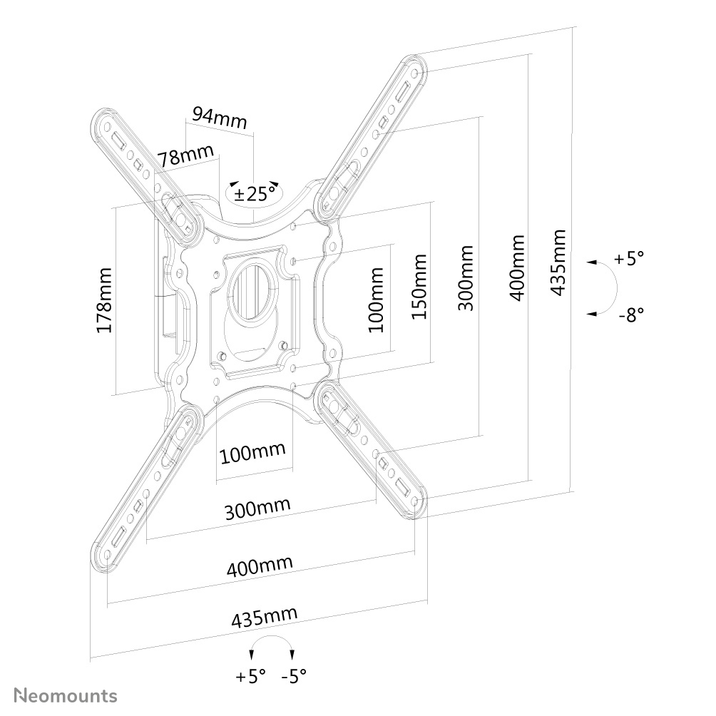 Neomounts by Newstar tv wall mount